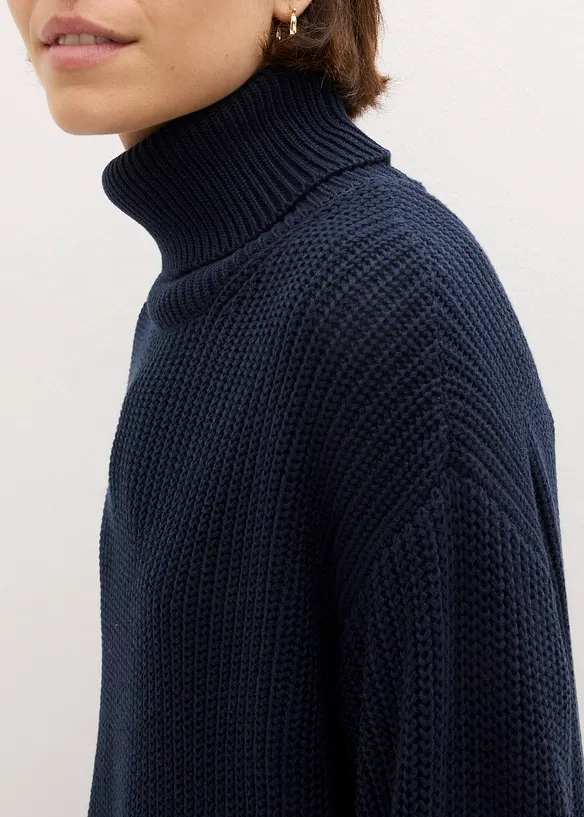 Oversized coltrui in een katoenmix, bonprix