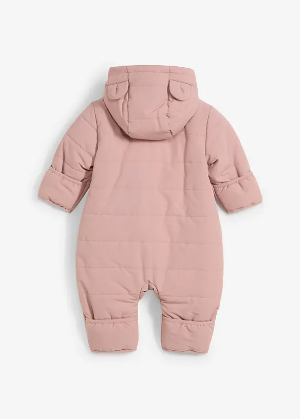 Gewatteerd, waterafstotend baby sneeuwpak met teddy voering, bonprix
