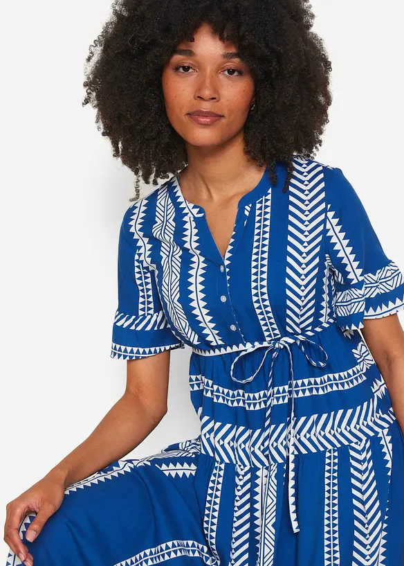 2-in-1 zwangerschapsjurk/voedingsjurk van soepele viscose, bonprix