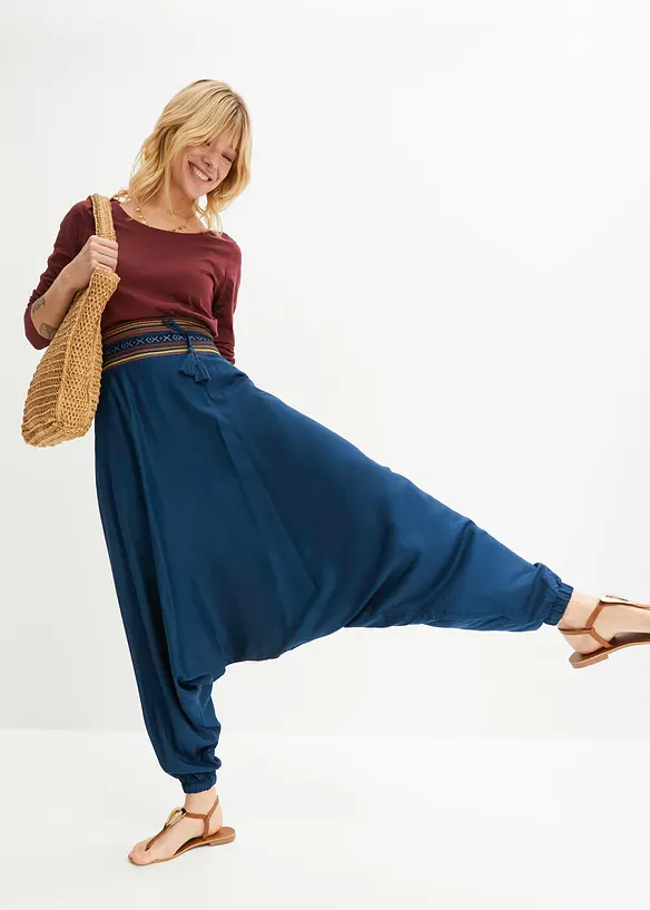 Harembroek van vloeiende viscose, bonprix