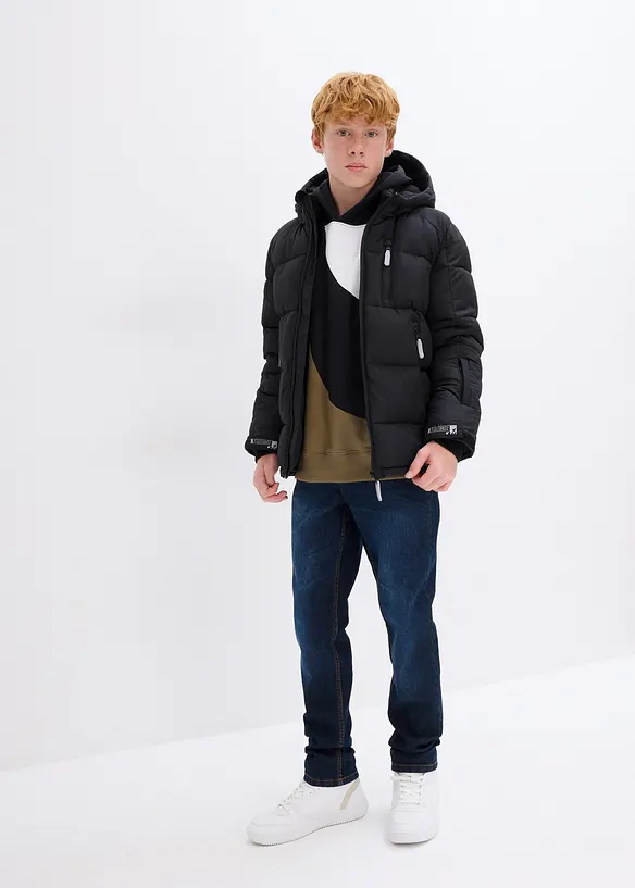 Warm gevoerde jongens winterjas, bonprix