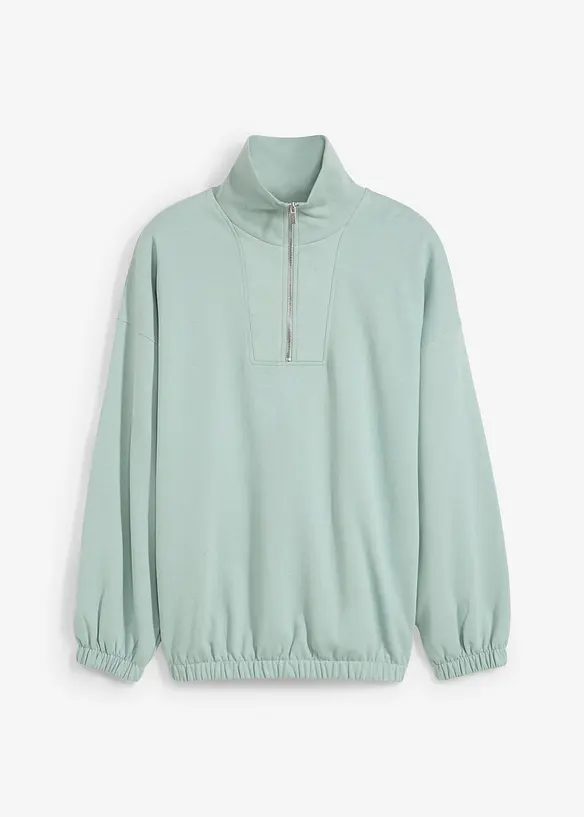 Oversized sweater met schipperskraag, bonprix