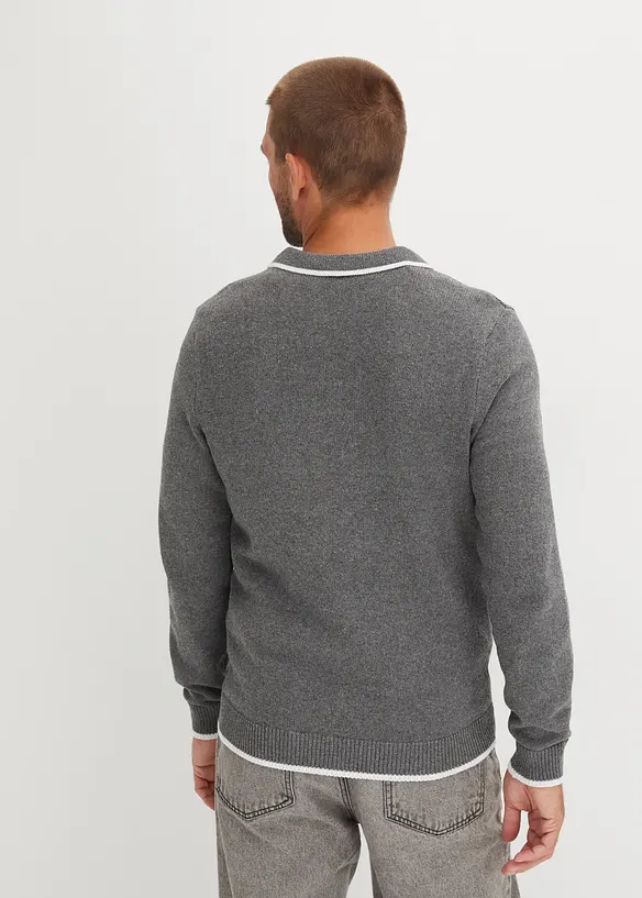 Trui met polokraag en gerecycled materiaal, bonprix