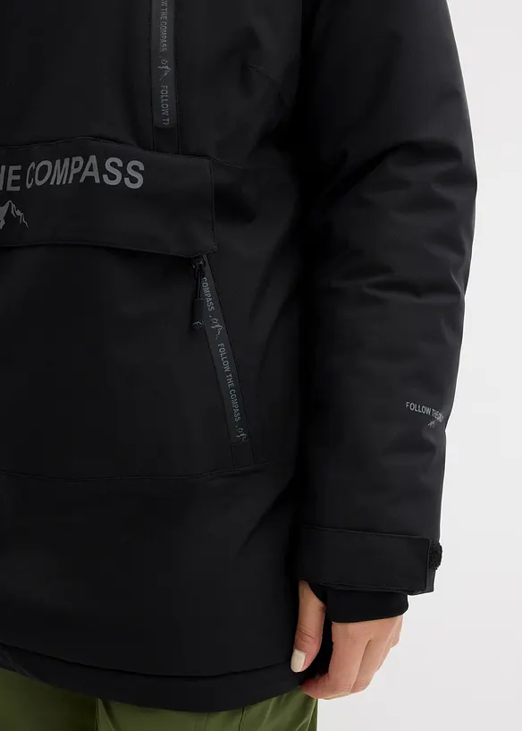 Outdoor jas met fleece voering, waterdicht, bonprix