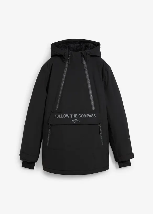 Outdoor jas met fleece voering, waterdicht, bonprix