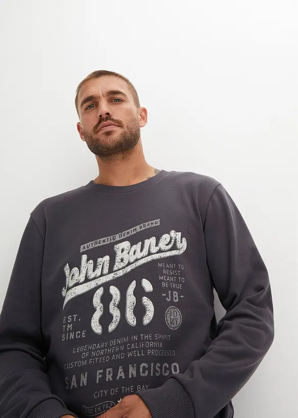 Sweater, binnenin zacht geruwd, bonprix