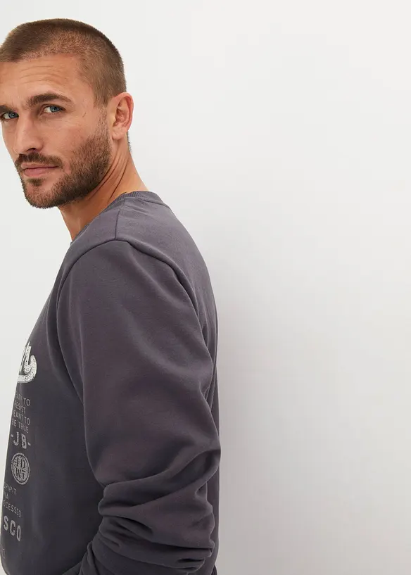 Sweater, binnenin zacht geruwd, bonprix