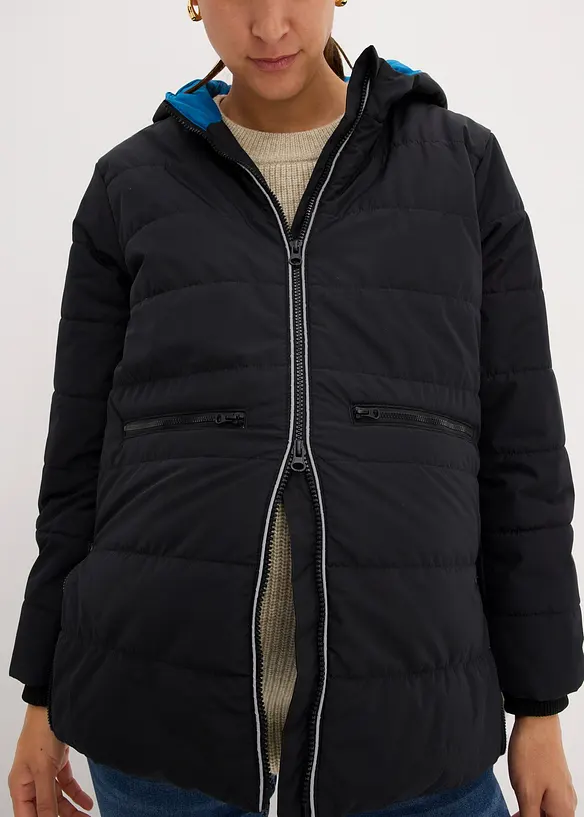 3-in-1 zwangerschapsjas / draagjas met reflectors, bonprix