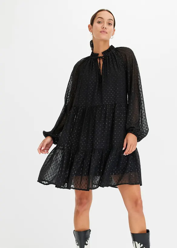Tuniekjurk met glittereffect, bonprix