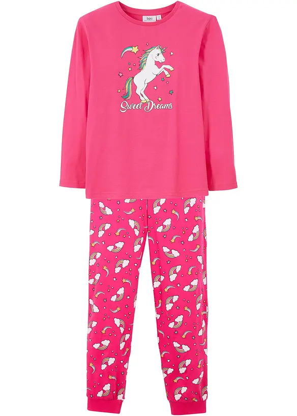 Pyjama van biologisch katoen (2-dlg. set), bonprix