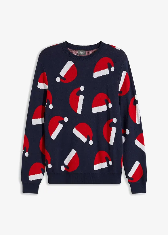 Kersttrui met katoen, bonprix