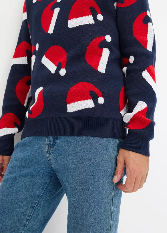 Kersttrui met katoen, bonprix