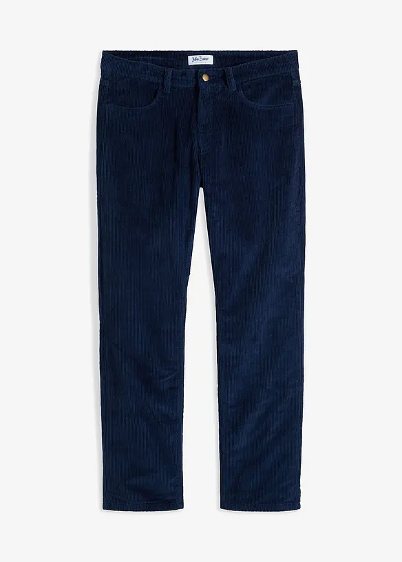 Relexed fit corduroy thermobroek, straight, bonprix