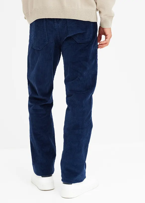 Relexed fit corduroy thermobroek, straight, bonprix