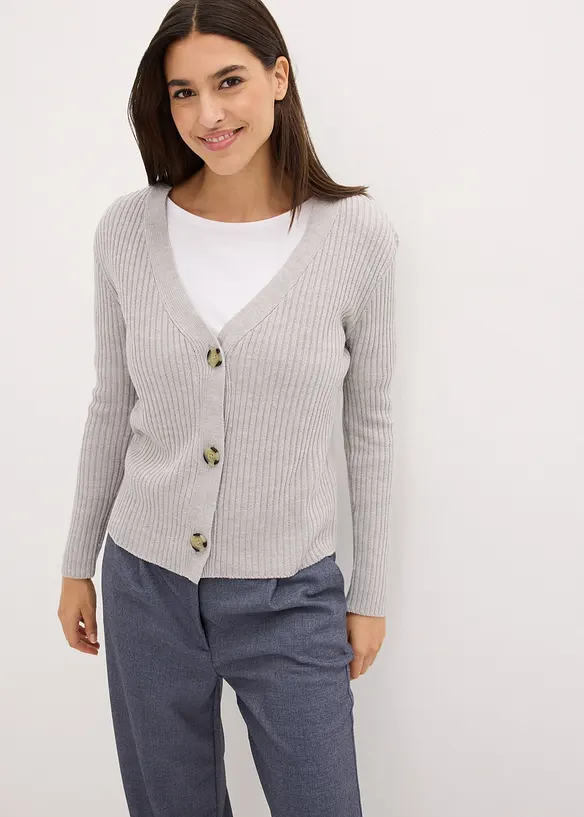 Geribt vest, bonprix