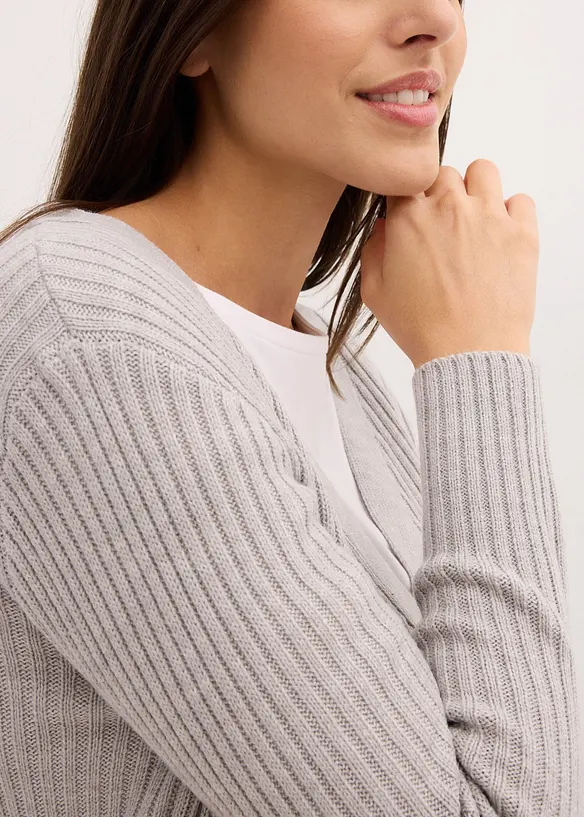 Geribt vest, bonprix