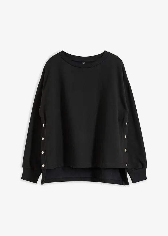 Oversized sweater van biologisch katoen, bonprix