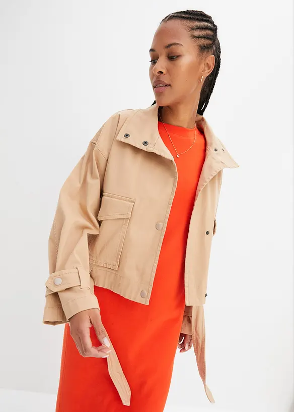 Lichte twill jas, bonprix