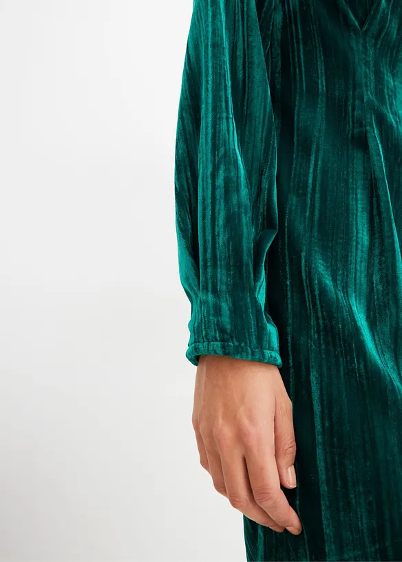 Mini jurk van fluweel, bonprix
