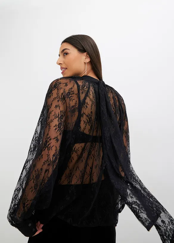 Kanten blouse, bonprix