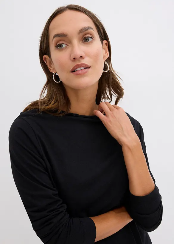 Longsleeve in een katoenmix, bonprix