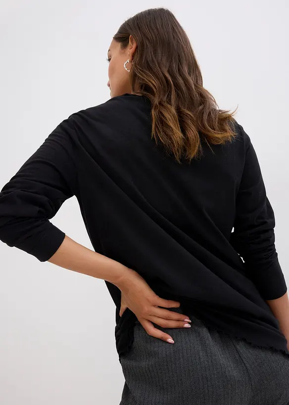 Longsleeve in een katoenmix, bonprix