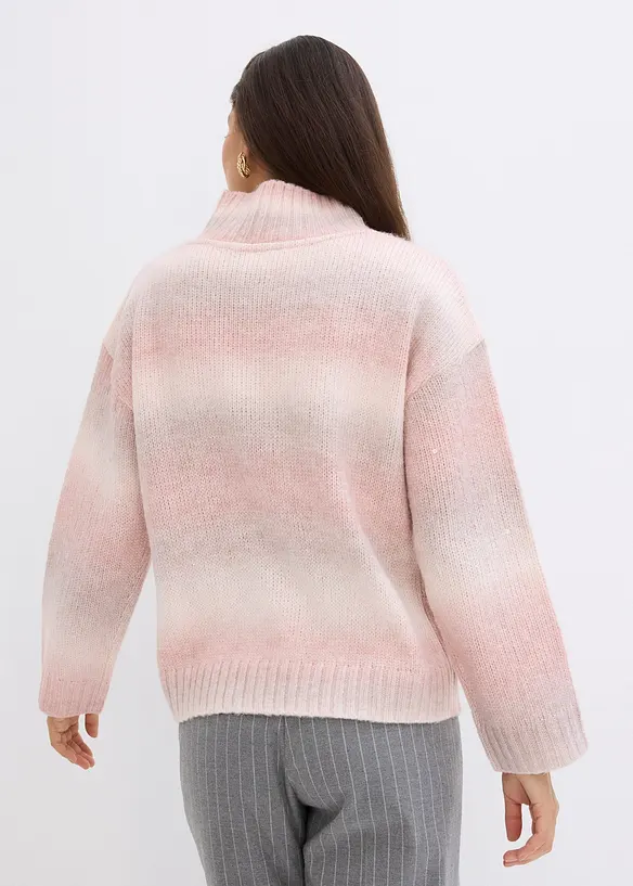 Trui met kleurverloop en pailletten, bonprix
