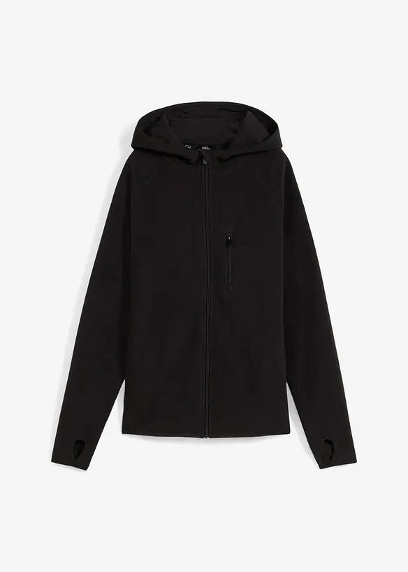 Fleece vest met zakken, bonprix