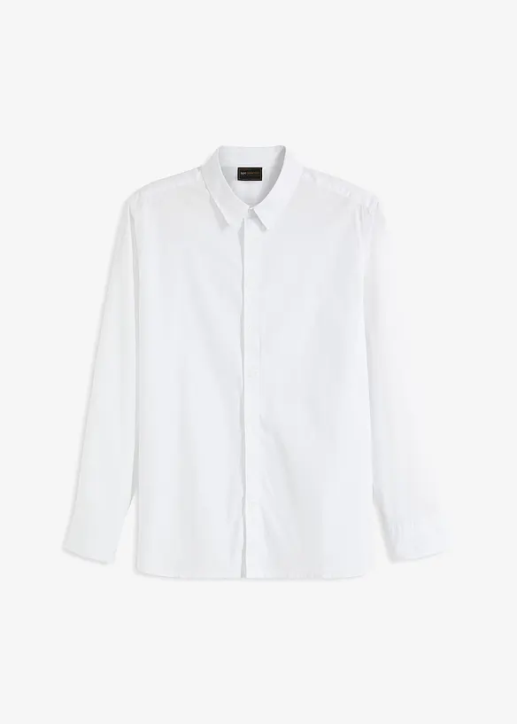 Stretch overhemd met lange mouwen, regular fit, bonprix