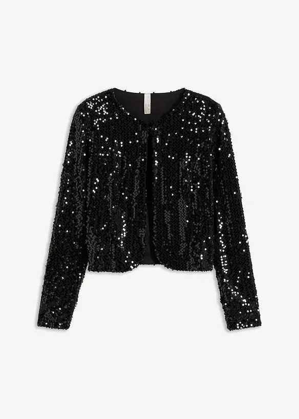 Gebreide jurk met glittereffect, bonprix