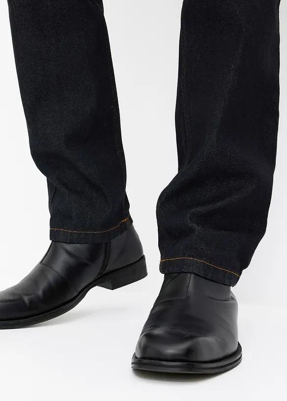 Classic fit jeans met deels elastische tailleband, straight, bonprix