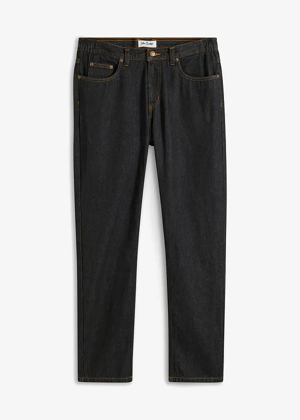 Classic fit jeans met deels elastische tailleband, straight, bonprix