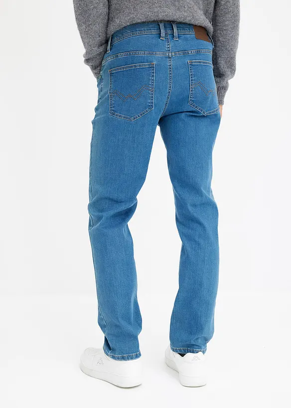 Regular fit stretch jeans, straight (set van 2), bonprix