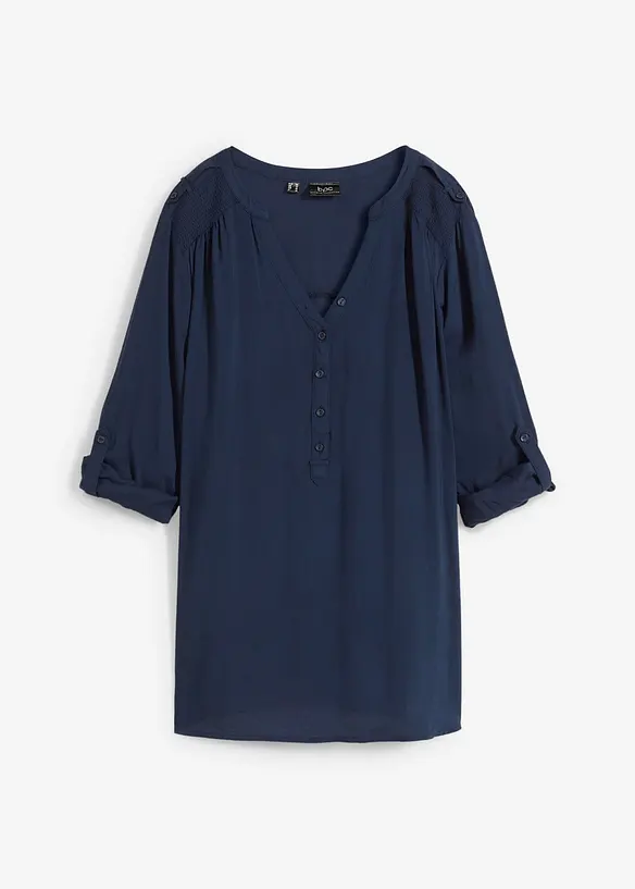 Tuniek met V-hals, lange mouw, bonprix