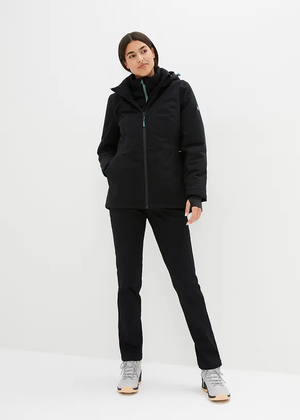 Waterdichte outdoor jas in layerlook, bonprix