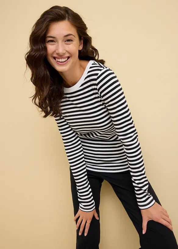 Longsleeve van biologisch katoen, bonprix