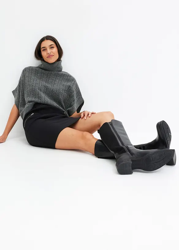 Bengaline rok met ritszakken, bonprix