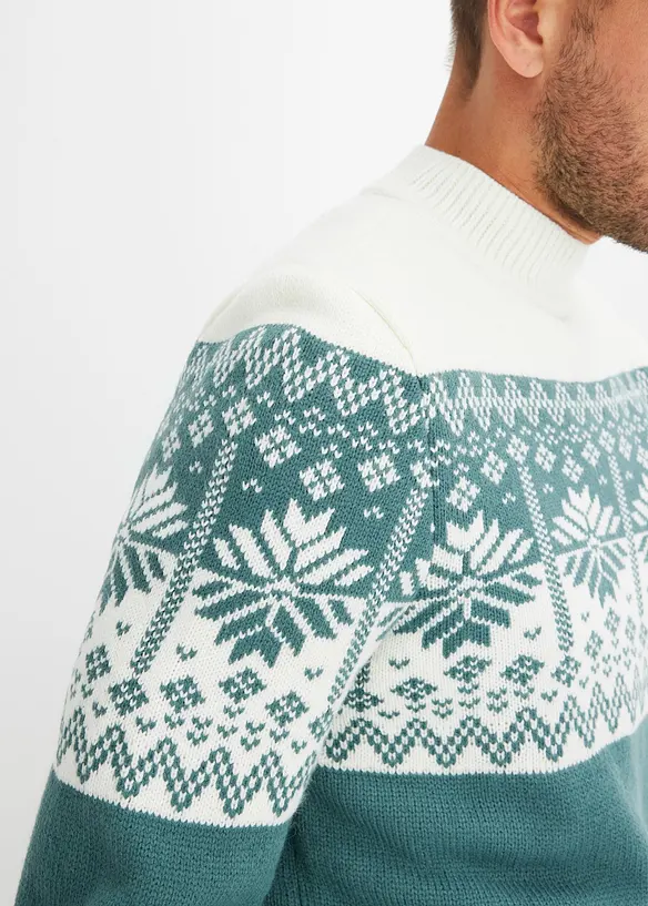 Poloshirt met kerstmotief, bonprix