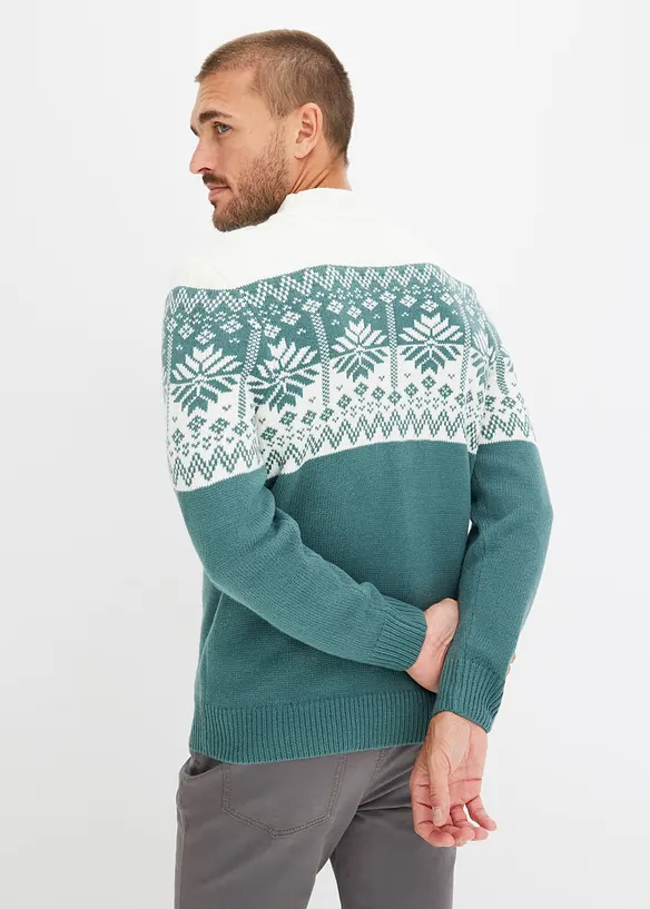 Poloshirt met kerstmotief, bonprix