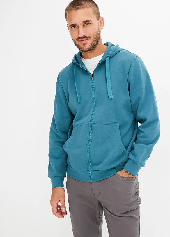 Hoodie met ritssluiting, bonprix