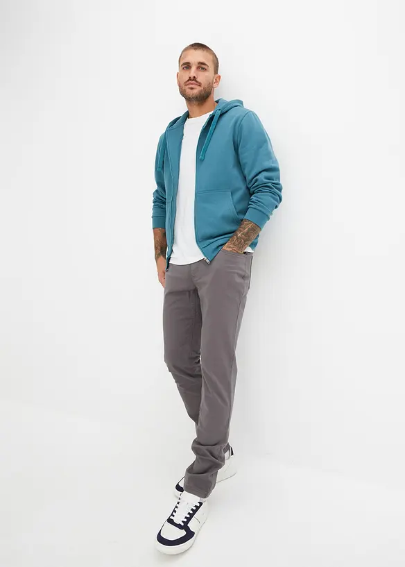 Hoodie met ritssluiting, bonprix