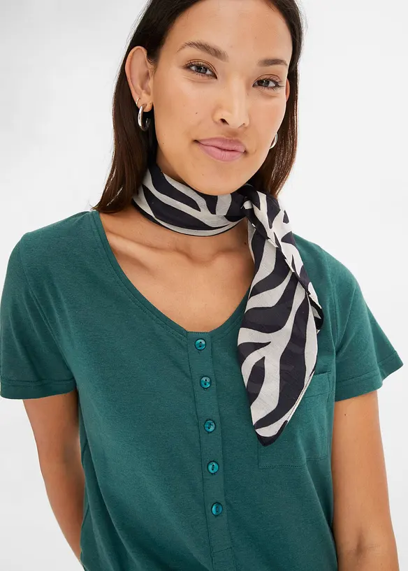 T-shirt van katoen-viscosemix, bonprix