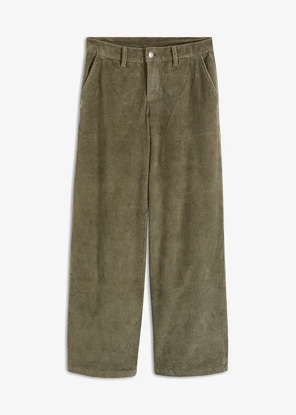 Wijde corduroy broek, bonprix