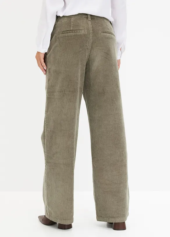 Wijde corduroy broek, bonprix