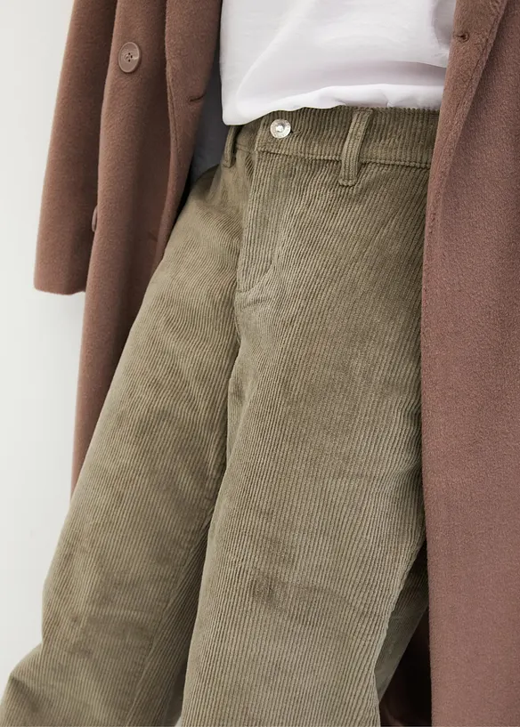 Wijde corduroy broek, bonprix