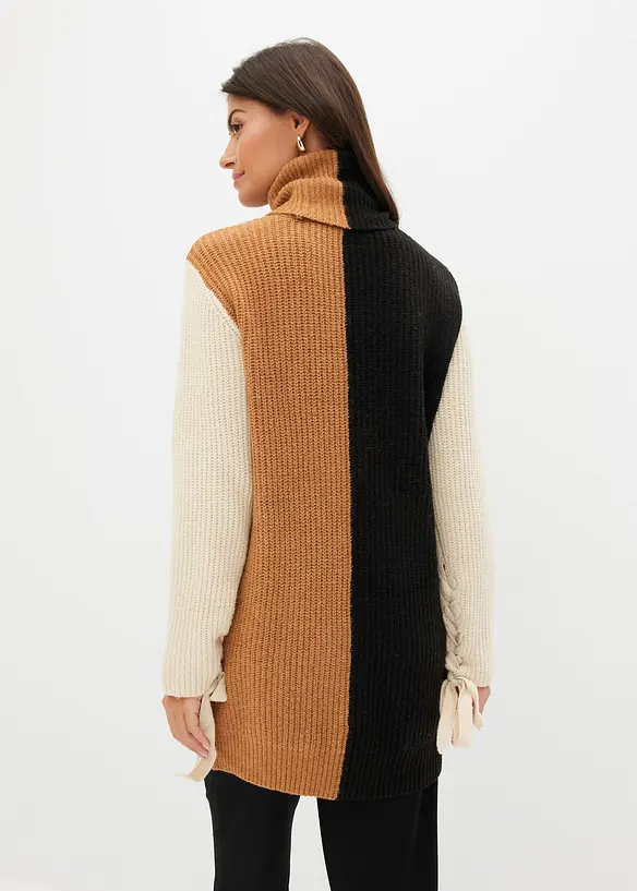 Lange trui in drie kleuren, bonprix