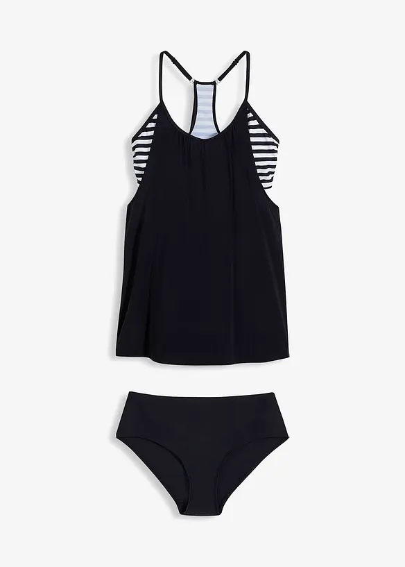 Lange tankini in layerlook (2-dlg. set), bonprix