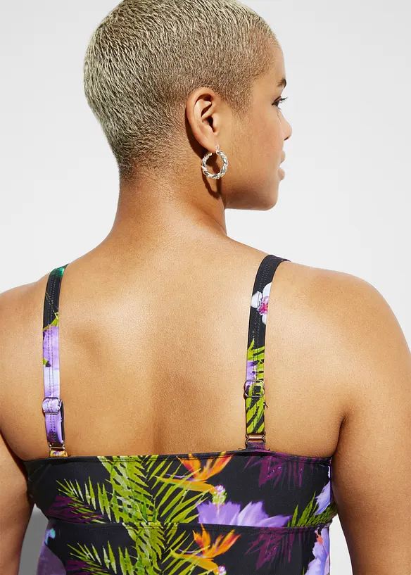 Tankini (2-dlg. set) met V-halslijn, bonprix