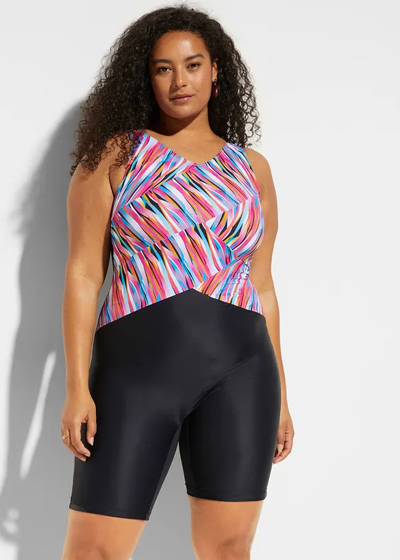 Corrigerend badpak met pijpjes, licht corrigerend, bonprix