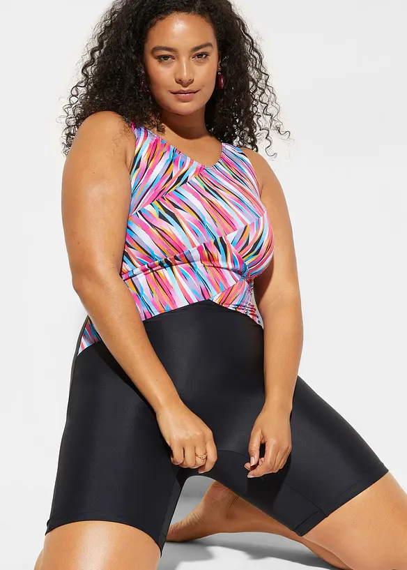 Corrigerend badpak met pijpjes, licht corrigerend, bonprix